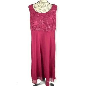 Le Bos Women's Sequin Embroidered Jacket Dress